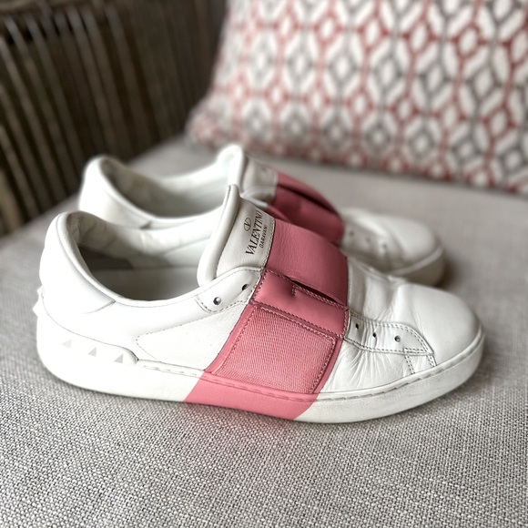ユーザー０ Pink Valentino Elastic Sneaker Valentino Garavani Shoes